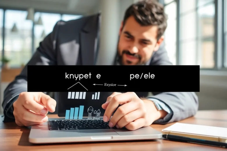 Achetez et revendez des biens avec des outils avancés pour le trading immobilier, illustration moderne.