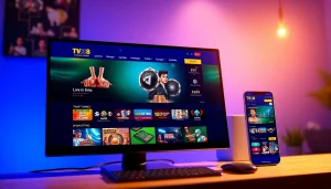 TV88 gaming platform interface showcasing diverse betting options and user-friendly design
