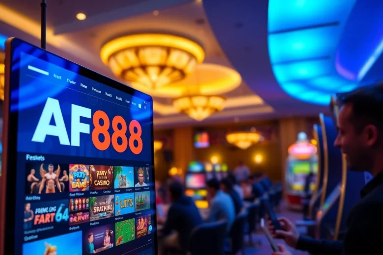 Engaging AF88 online gambling experience with modern interface and games.
