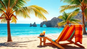 Captivating Cabo travel guide 2025 image depicting a serene beach scene with the stunning Arch of Cabo San Lucas.