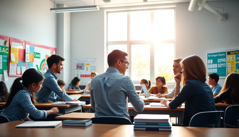 Engage students in Education through interactive learning activities in a vibrant classroom.