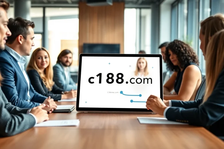 Engage with c168me.com in a professional business setting showcasing teamwork and innovation.