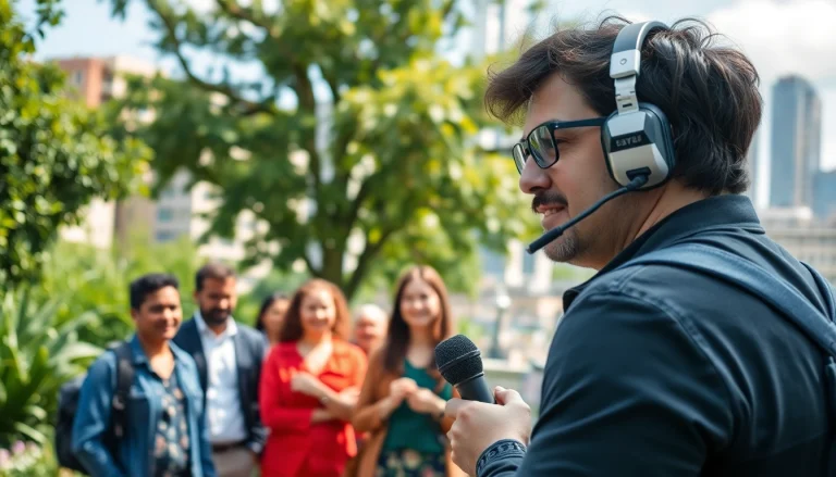 Engage with sustainability efforts at https://www.unsustainablemagazine.com during a vibrant outdoor discussion.