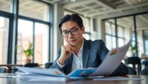 신용카드 현금화의 중요성을 강조하며 전문가가 상담하는 모습