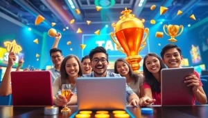 Players enjoying the Tashan Win game, engaging with vibrant graphics and thrilling gameplay.