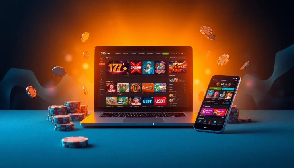 Exciting online gambling experience with 888new brand showcasing sports betting and casino games