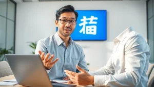 카드깡 개념을 설명하는 금융 전문가의 모습