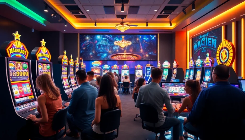 Discover the exciting features of the best online casinos for Canada through vibrant gaming interfaces.