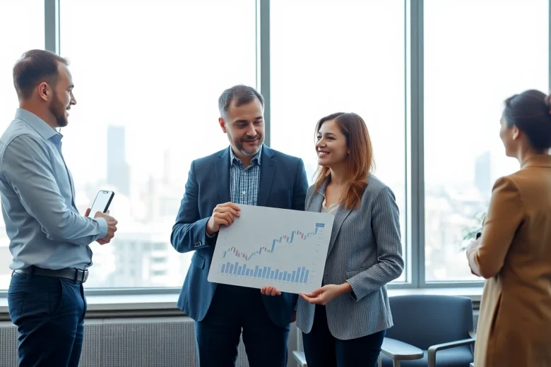 신용카드 현금화 방법을 설명하는 금융 전문가와 고객의 상담 장면