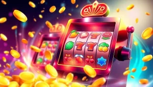 หมุนกับ 918kiss slot ที่มีสีสันสดใสและเหรียญมากมาย