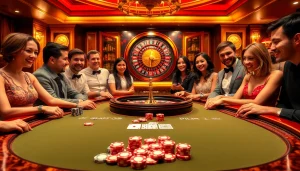 Experience the thrill of high-stakes gaming at https://www.6rwin55.com/ with vibrant poker activities.