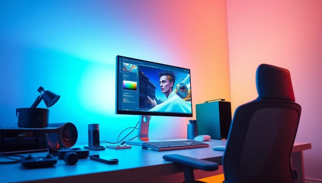 Engaging workspace showcasing Nano Banana Pro's innovative interface and digital art creation.