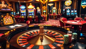 Exciting gameplay experience at new66 with roulette and poker table highlights.