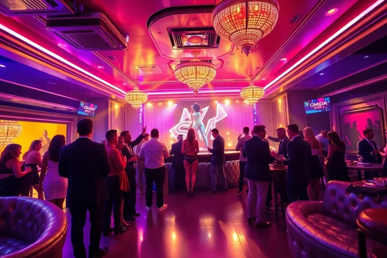 Experience Club sxm with vibrant nightlife, luxury seating, and stunning performances.