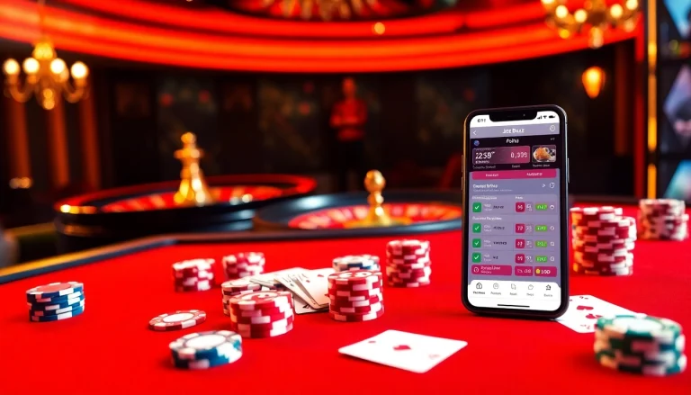 Experience the thrill of Jeet Buzz with an engaging online casino scene featuring vibrant betting elements.