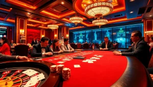 Join the excitement at https://www.qq8886.com/ with a luxurious poker table, vibrant casino visuals, and engaging gameplay.