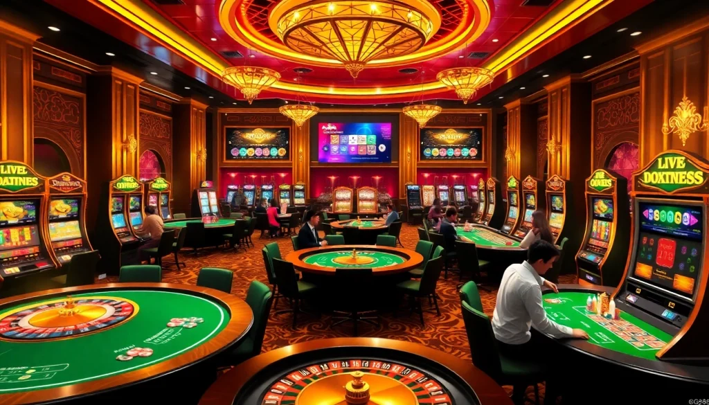 Experience the excitement of online gambling at gg88 com with vibrant casino visuals.