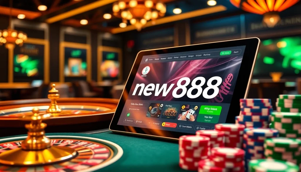 Experience the thrill of winning on new888's luxurious online casino platform.