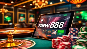 Experience the thrill of winning on new888's luxurious online casino platform.