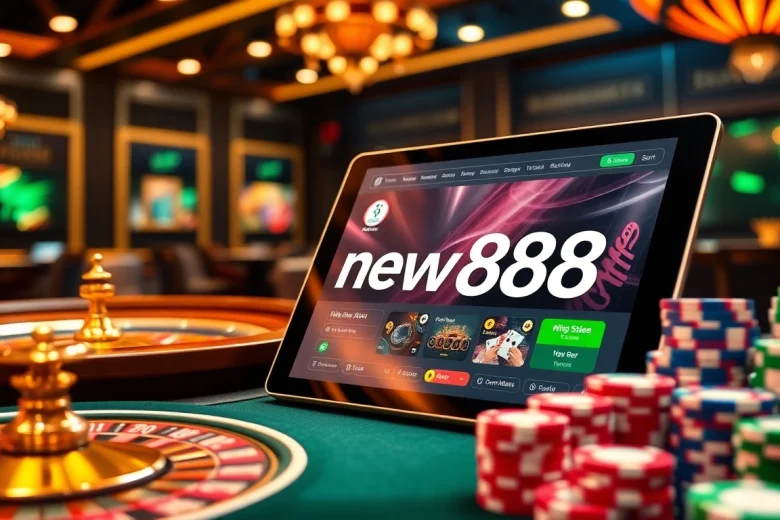 Experience the thrill of winning on new888's luxurious online casino platform.