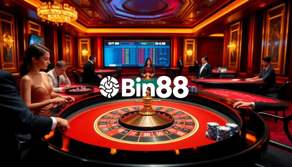 Experience high-stakes excitement at Bin88, where professional gamblers thrive.