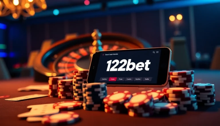 Experience the thrill of online gaming with 12bet’s exciting casino atmosphere featuring poker and roulette.