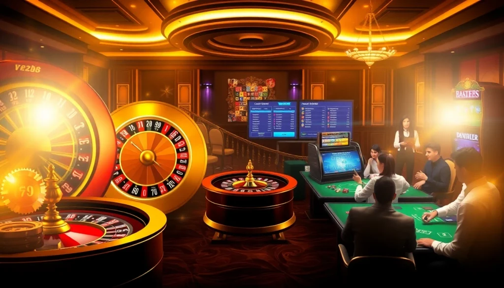 Experience excitement at https://rr88.se.net/ with sleek casino tables and vibrant slot machines.
