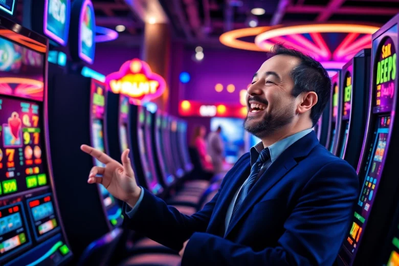 Mendorong kemenangan dengan depo 5k dana di slot modern yang bercahaya.