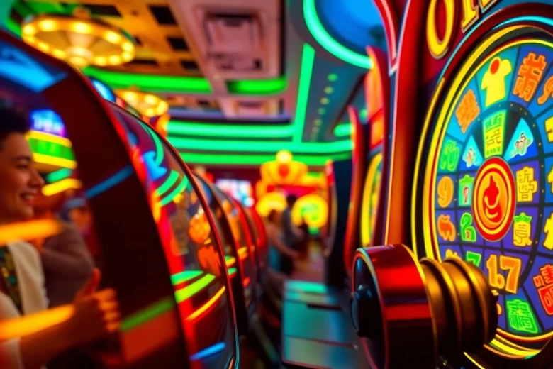 Menangkan mahjong slot dengan mesin slot yang menakjubkan dan warna cerah di kasino.