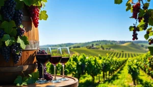 Enjoying rich wines at Sacramento Wineries in a scenic vineyard setting.