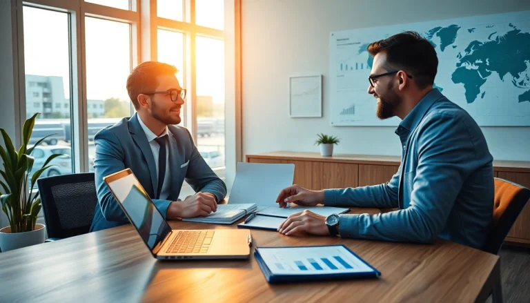 Księgowość dla firmy transportowej – konsultacja w nowoczesnym biurze