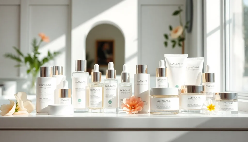 Visning av den bästa K-beauty-produkten med elegant förpackning i en modern, ljus badrumsmiljö.