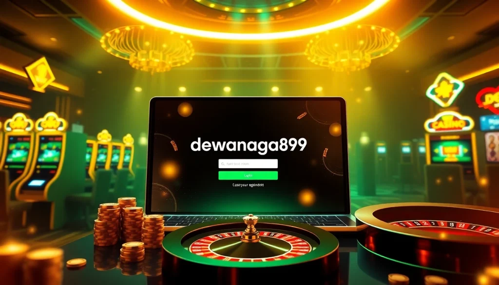 Rasakan dunia seru Dewanaga89 Login dengan mesin slot yang penuh warna dan chip poker.