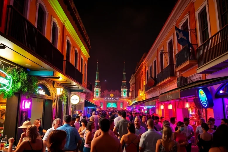 Discover the best places to hang out In Puerto Rico featuring vibrant nightlife in Old San Juan.