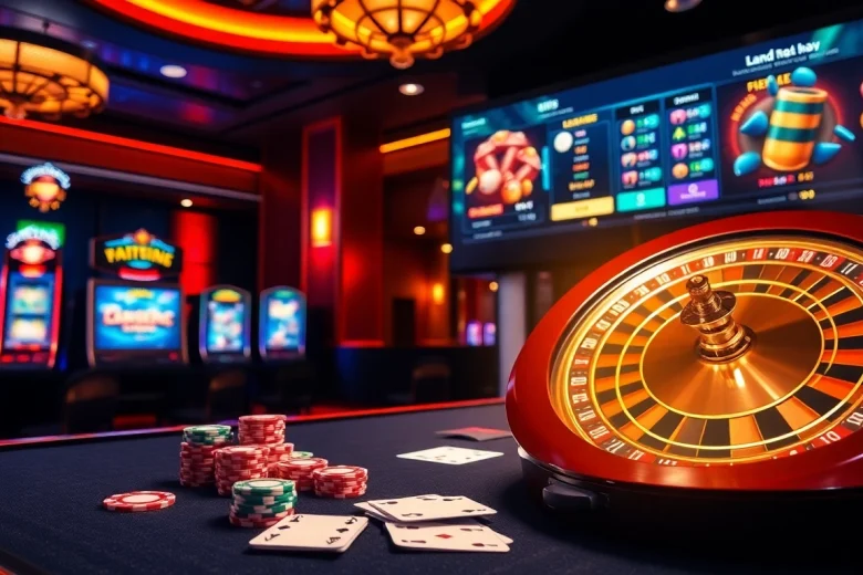 Cambodia-based casino scene highlighting excitement on https://c168com.vip/ with poker chips and lively games.