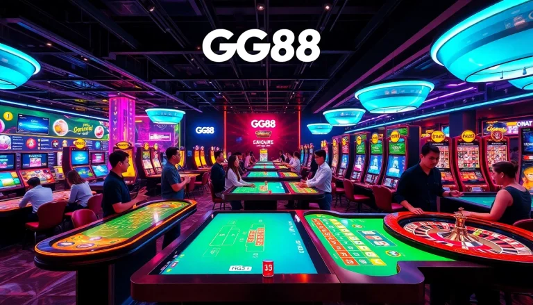 Experience the thrill of online gaming at https://gg888.info/ with diverse players and vibrant casino atmosphere.