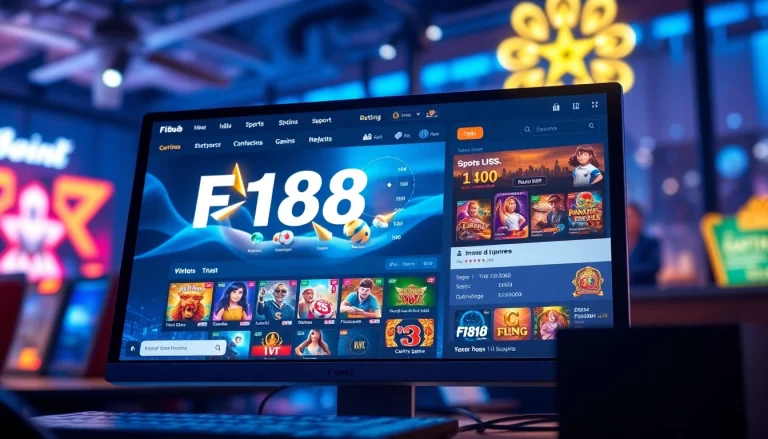 Engaging online betting experience on เจ้ามือรับแทง F168, showcasing user-friendly interface and vibrant game options.
