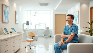 best dental clinic in malaysia featuring a welcoming reception with a dental professional engaging with a patient