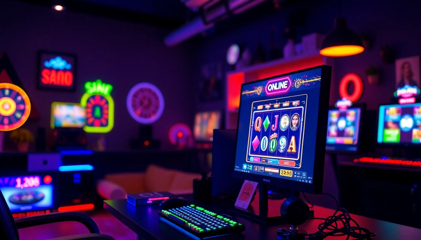 Menampilkan slot depo 1k dalam suasana permainan judi online yang menarik.