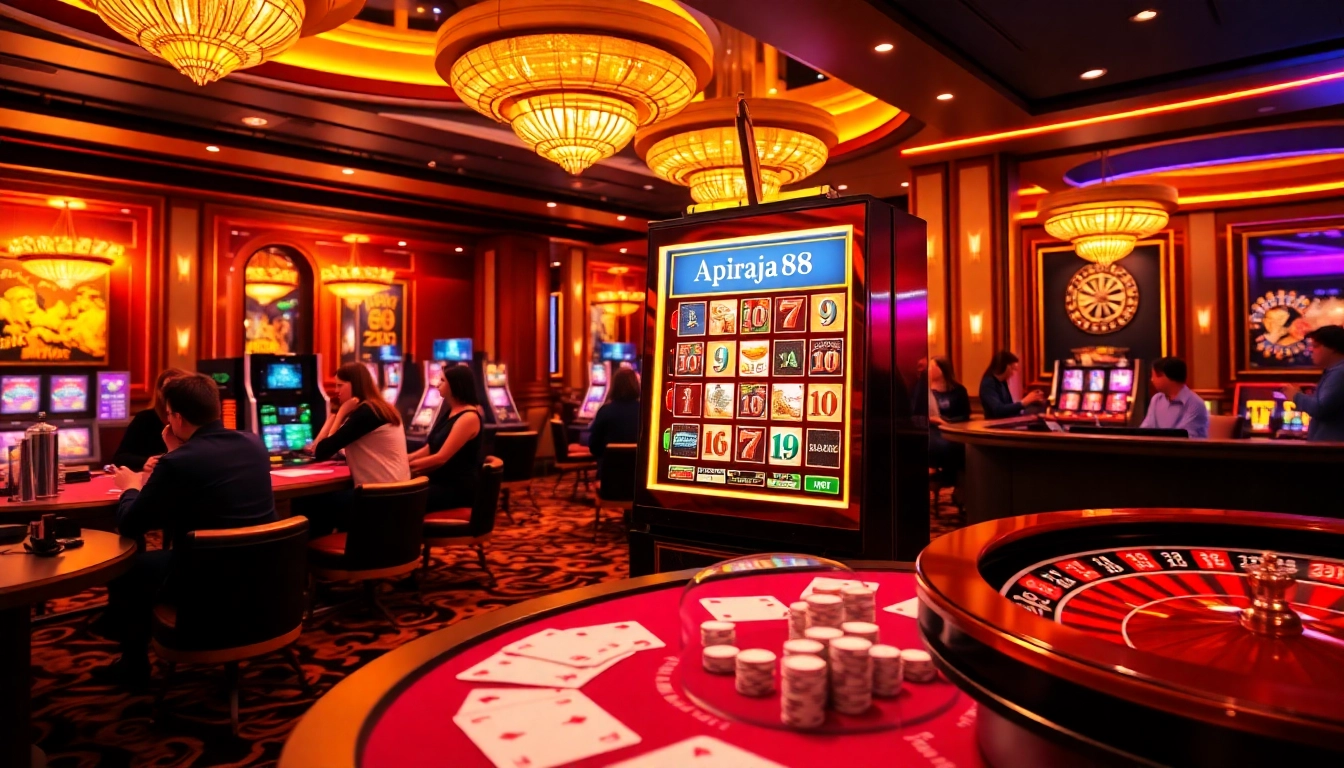 Experience the thrill of slot online apiraja88 with luxurious casino ambiance