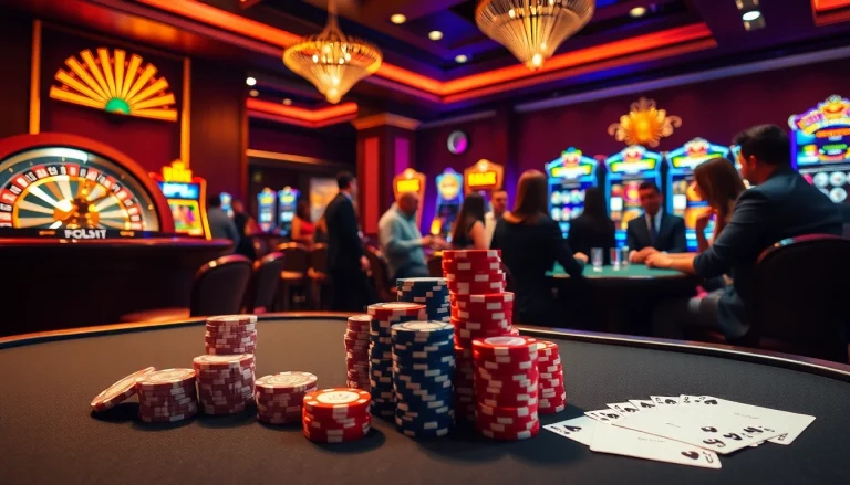 Onicplay enhances the excitement of casino games with vibrant slot machines and poker tables.