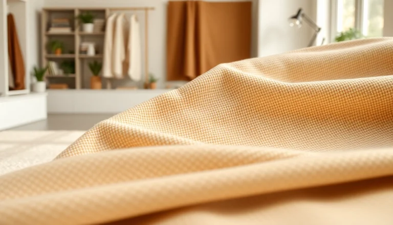 De brabantse bont stofpatroon accentueert moderne textielontwerpen in een sfeervolle studio.