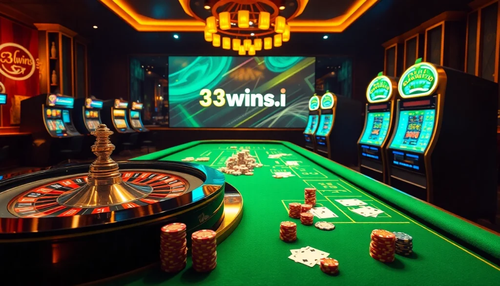 Experience thrilling online gambling at 33wins.it.com with vibrant casino games and luxury.