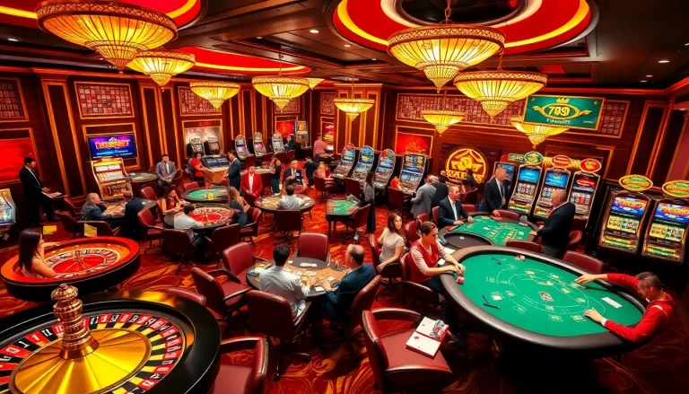 Players experience thrilling games at 789P casino with roulette and blackjack excitement.