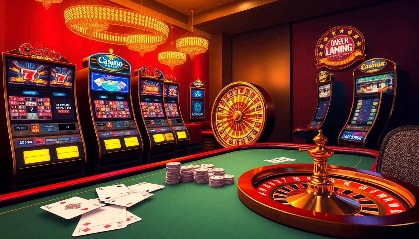 Experience the thrill of 123b with vibrant poker chips and a lively casino atmosphere.