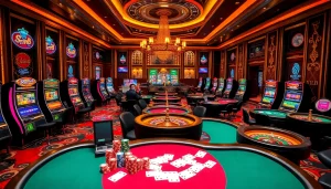 Experience the thrill of high-stakes gambling at MMOO's vibrant casino, featuring live games and luxury.