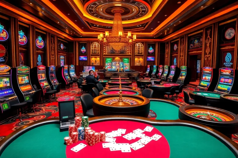 Experience the thrill of high-stakes gambling at MMOO's vibrant casino, featuring live games and luxury.