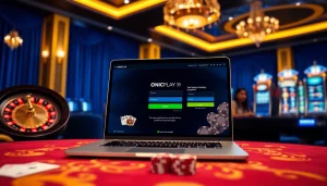 Engage in the excitement of onicplay login with a stunning online casino interface.
