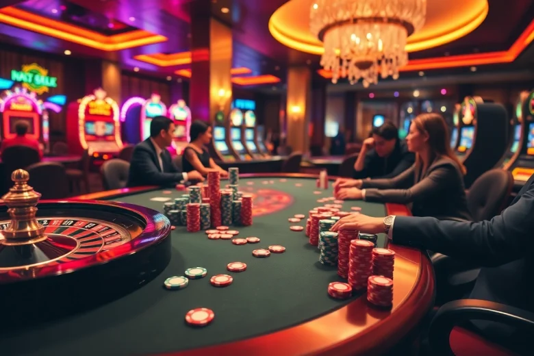 Players engaged at a poker table as they strategize their next moves for winning at https://nh8833.com/.