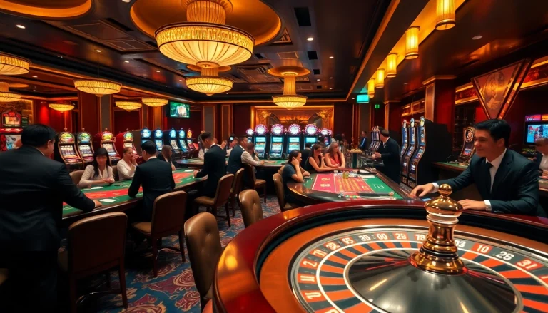Experience the thrill of playing at haywin com with vibrant casino tables and excited players.